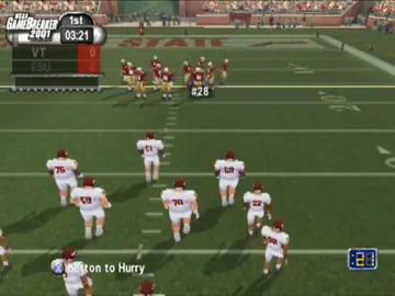 NCAA GameBreaker 2001 screen shot game playing